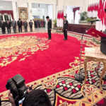 Menteri Agama Membacakan Do'a di Istana Negara